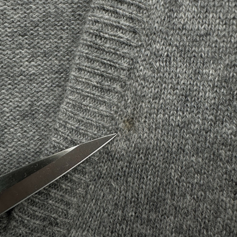 Vintage 80s Neiman Marcus Mens XXL 100% Pure Cashmere Made in Scotland V Neck - Picture 11 of 11